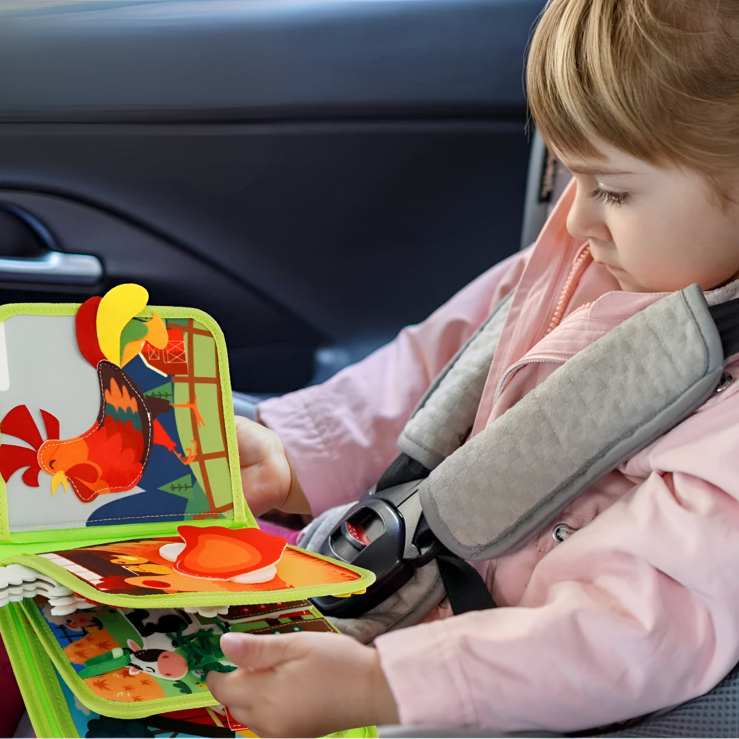 Libro educativo Montessori verde delle fattorie