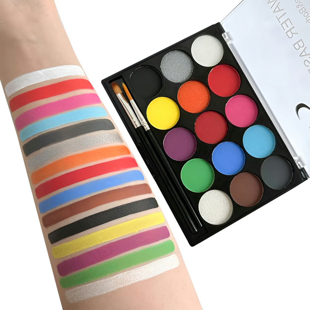 Palette di trucchi per il corpo WK Set per feste, cosplay e face painting