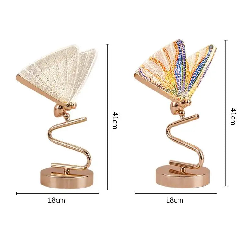 ButterflyGlow - Lampada farfalla di lusso