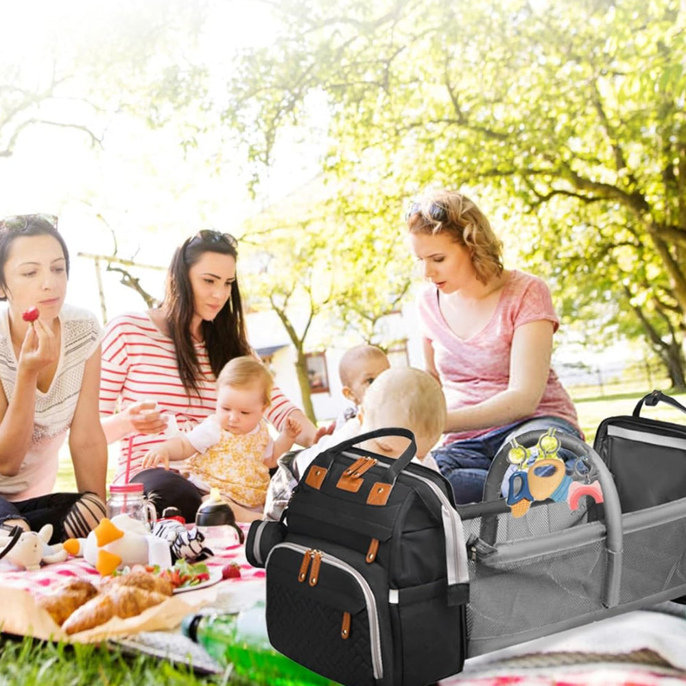 Mochila para Pañales Bolsa de Cuidado para Bebé Plegable