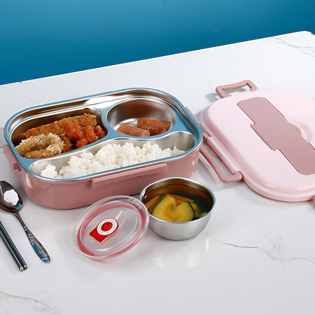 Lunchbox Bento Termica in Acciaio Inossidabile Senza Perdite per Passeggiate