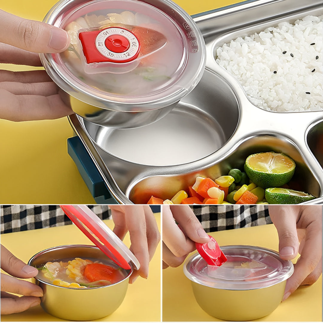 Lunchbox Bento Termica in Acciaio Inossidabile Senza Perdite per Passeggiate