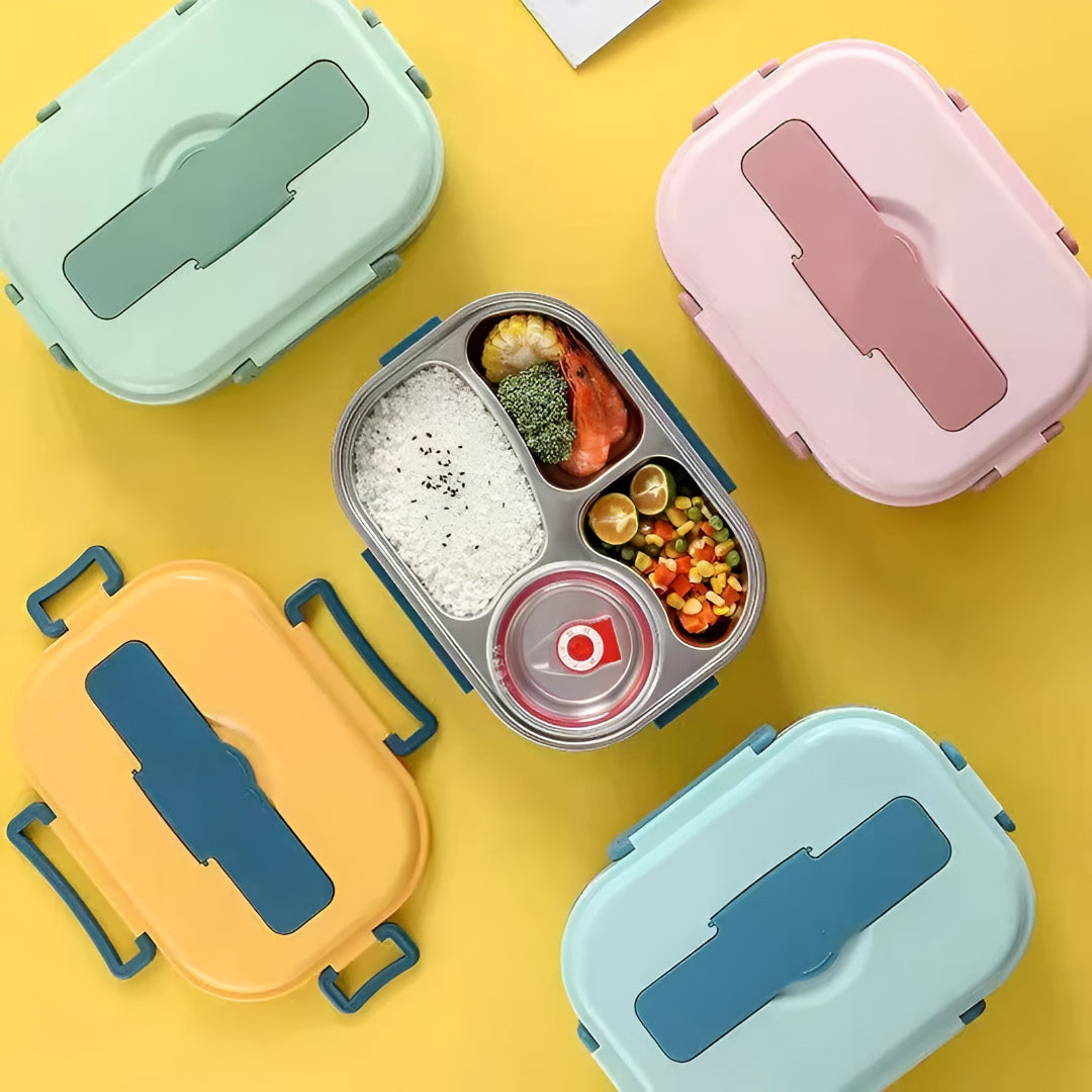 Lunchbox Bento Termica in Acciaio Inossidabile Senza Perdite per Passeggiate