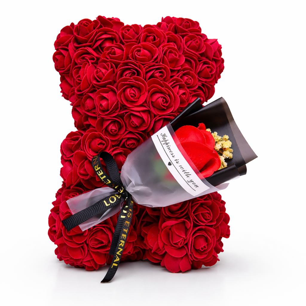 Orso Rose Rosse Regalo Perfetto San Valentino