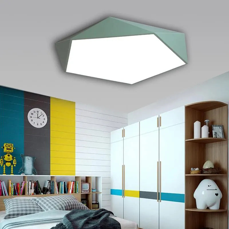 LichtHexa - Lampada da soffitto esagonale pastello