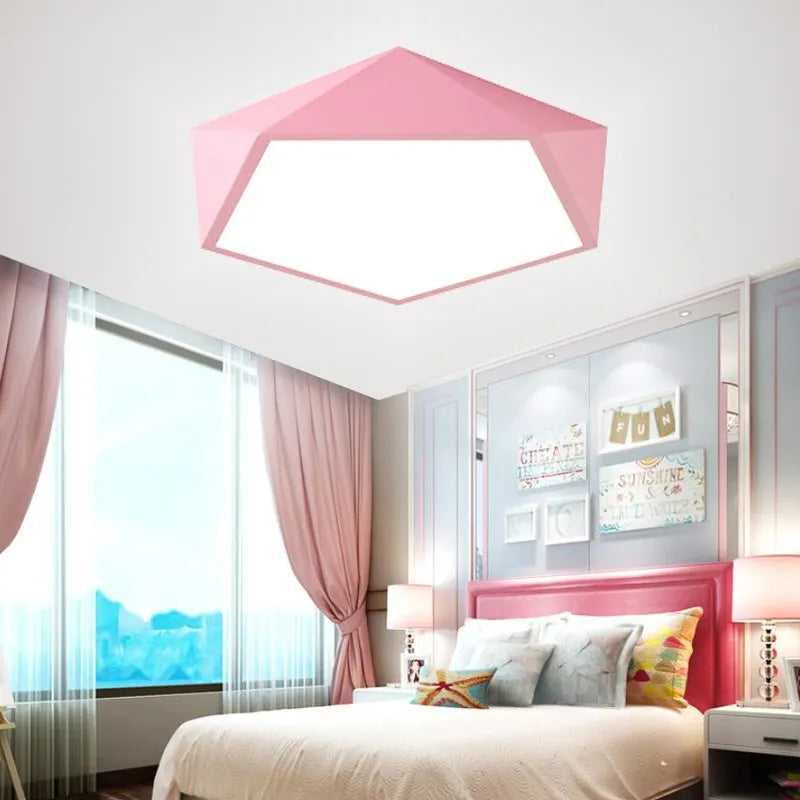 LichtHexa - Lampada da soffitto esagonale pastello