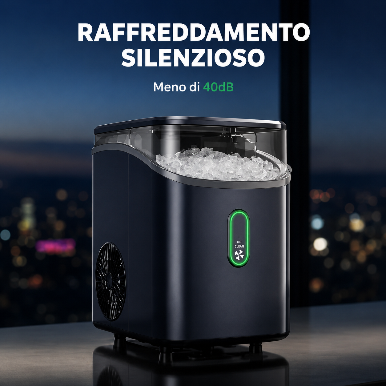 Macchina Ghiaccio Raffreddamento Ghiaccio Cubetti Distributore