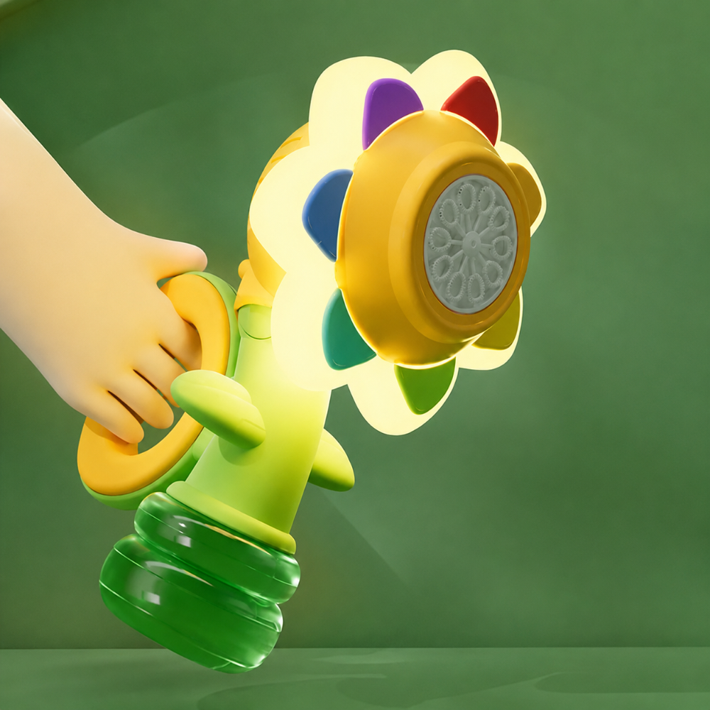 Automatic Bubble Machine Flower Toys