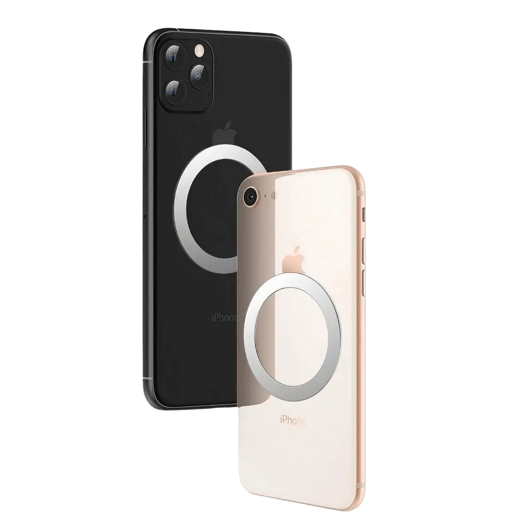 Anillo magnético para teléfono para carga segura