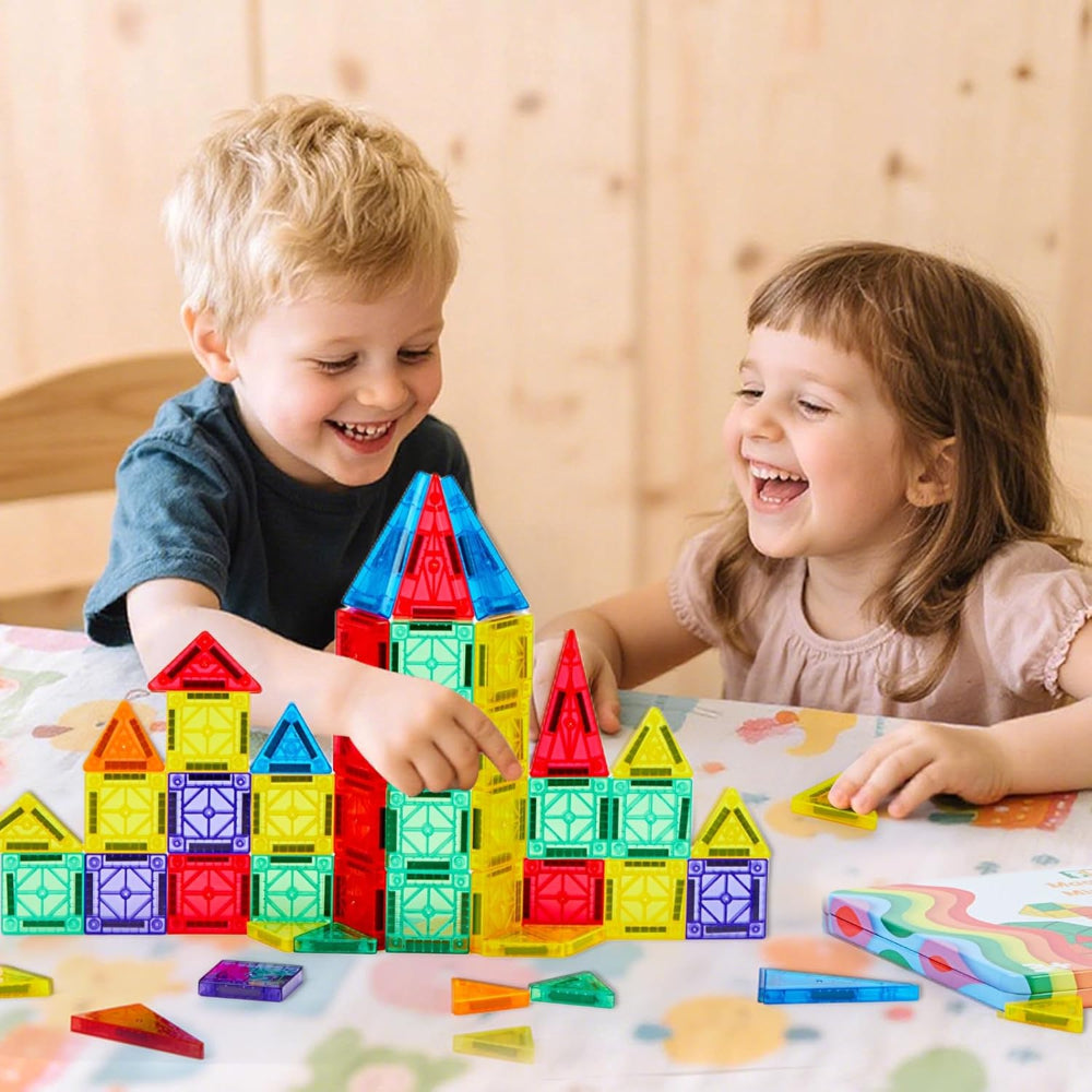 Set de Bloques de Construcción Magnéticos Juguete Educativo