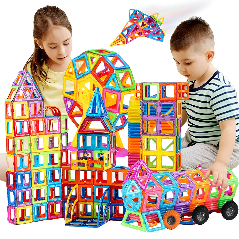 Magnetic Building Blocks Kids Construction Toy Magnetic Block Set