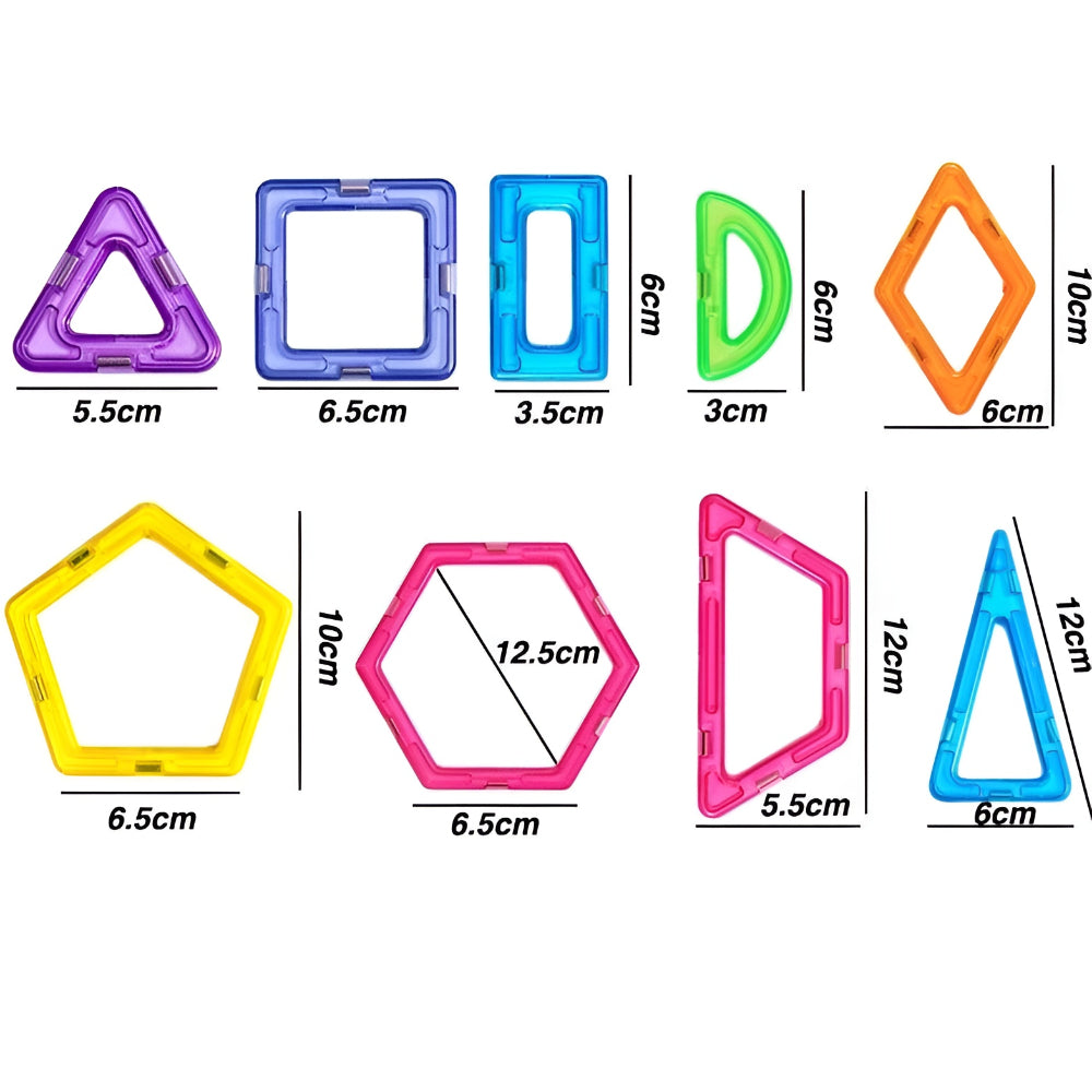 Magnetic Building Blocks Kids Construction Toy Magnetic Block Set