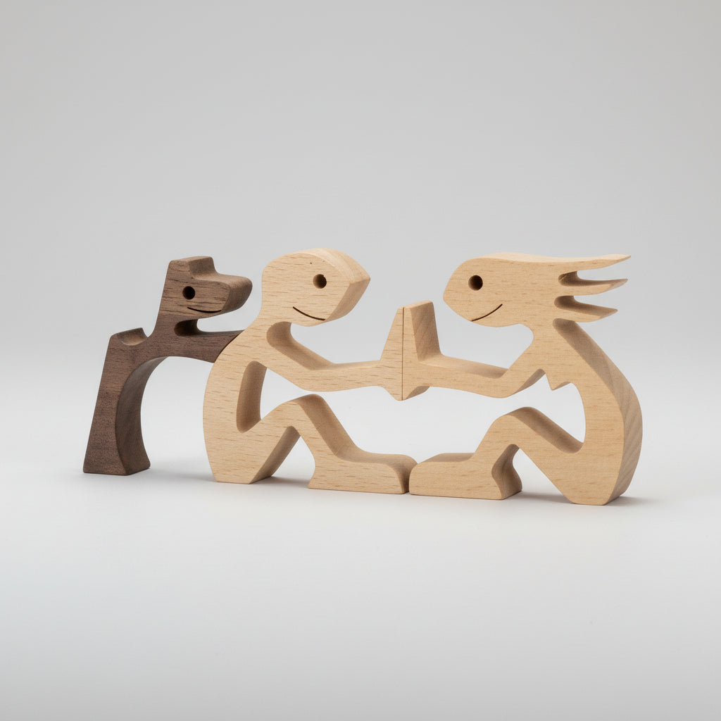 Wooden Animal Figurine Handmade Personalized Gift