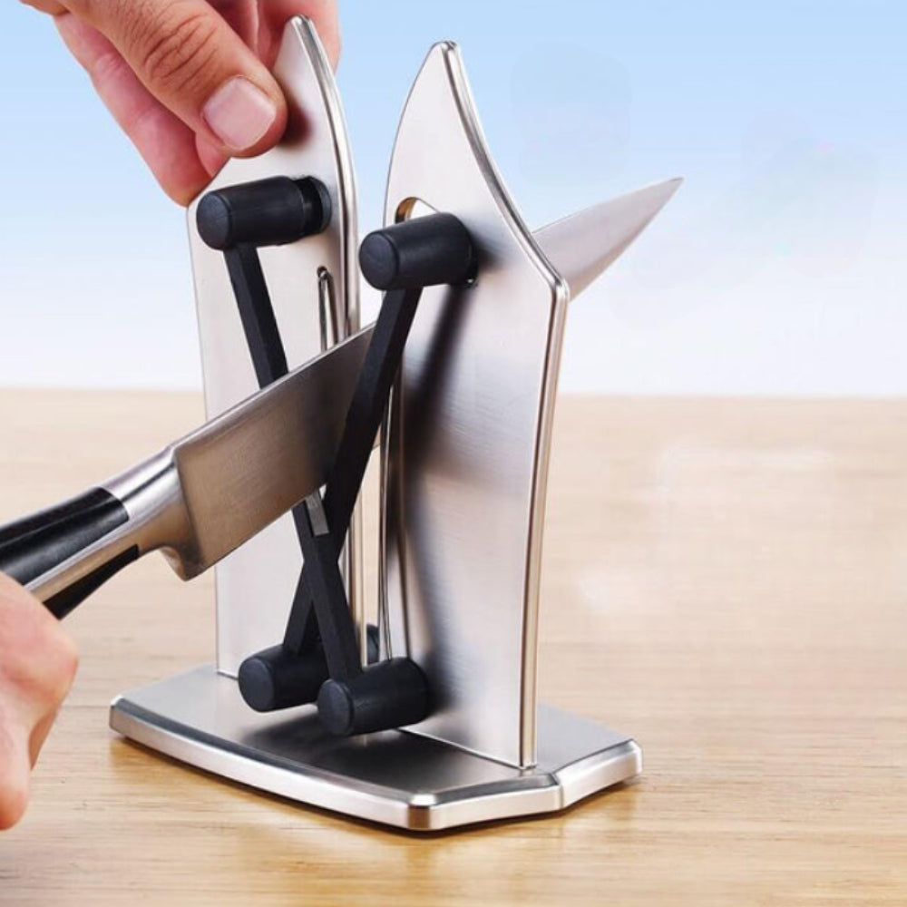 Afilador de Cuchillos de Cocina Manual Herramienta Antideslizante para Cocina