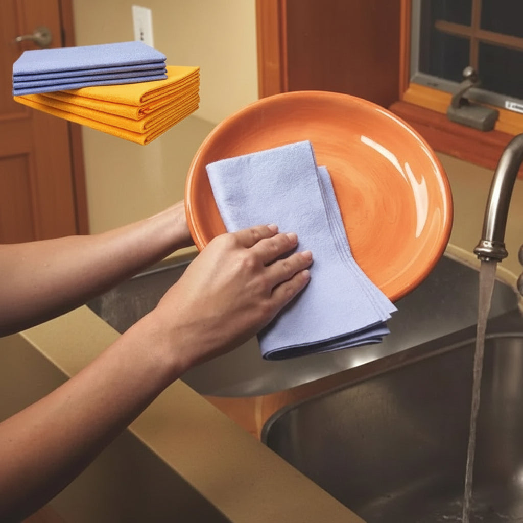 Schoonmaakdoek Absorberend Multifunctioneel Herbruikbaar Microvezel