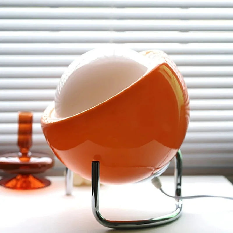 LumiGlow - Medieval Glass Table Lamp | Dimmable LED Lamp in Nordic Design