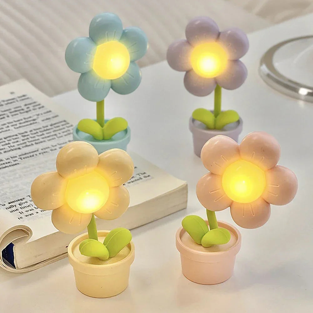 BloomLite - Lampada da tavolo a fiore giocosa