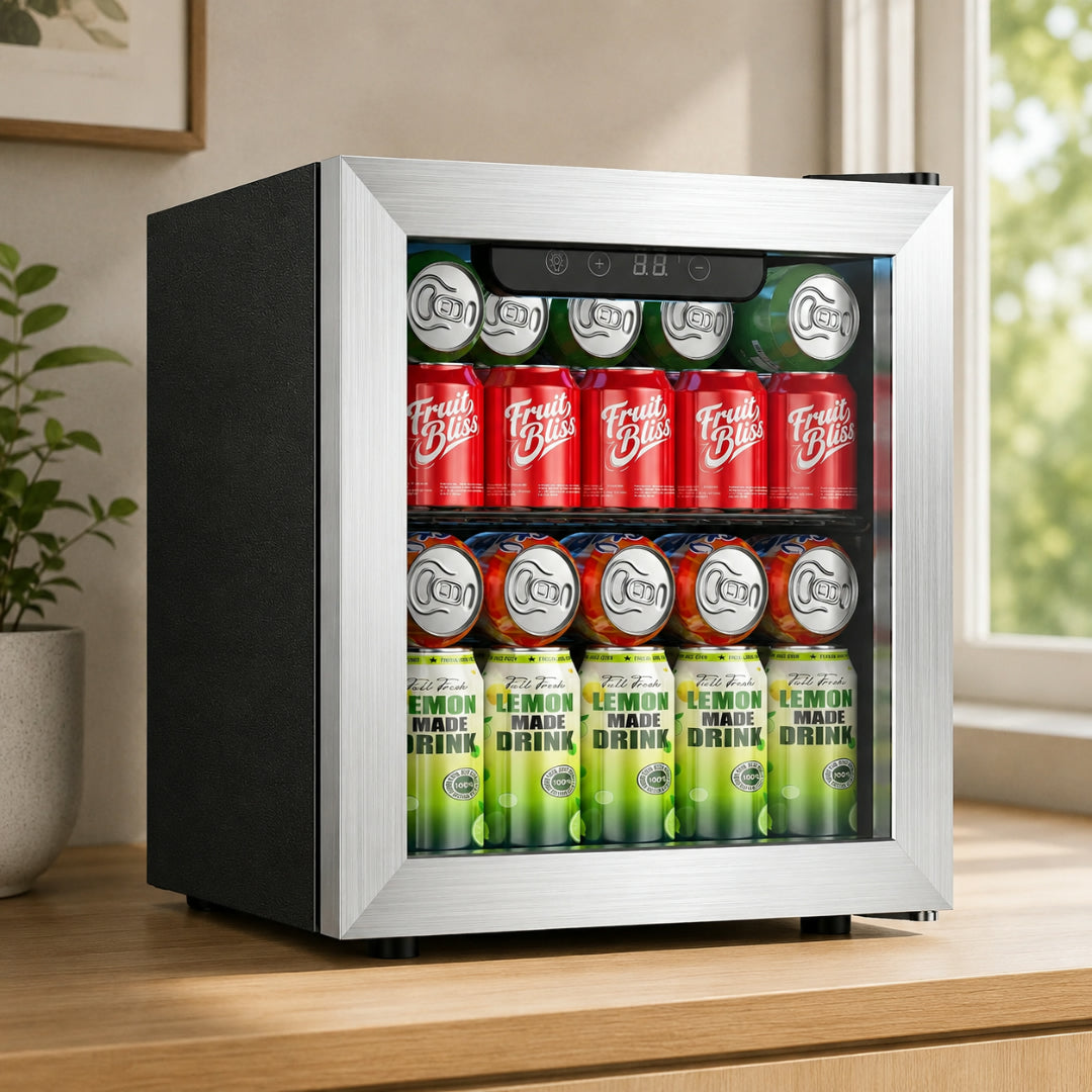 Mini Frigo Raffreddamento Bevande Porta Vetro Bar Casa