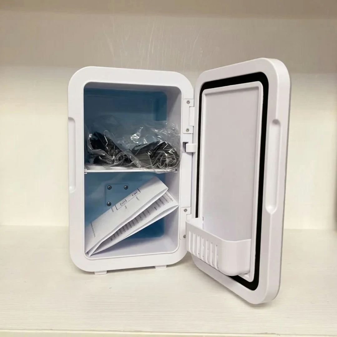 Mini Cooling Fridge Portable Travel Refrigerator