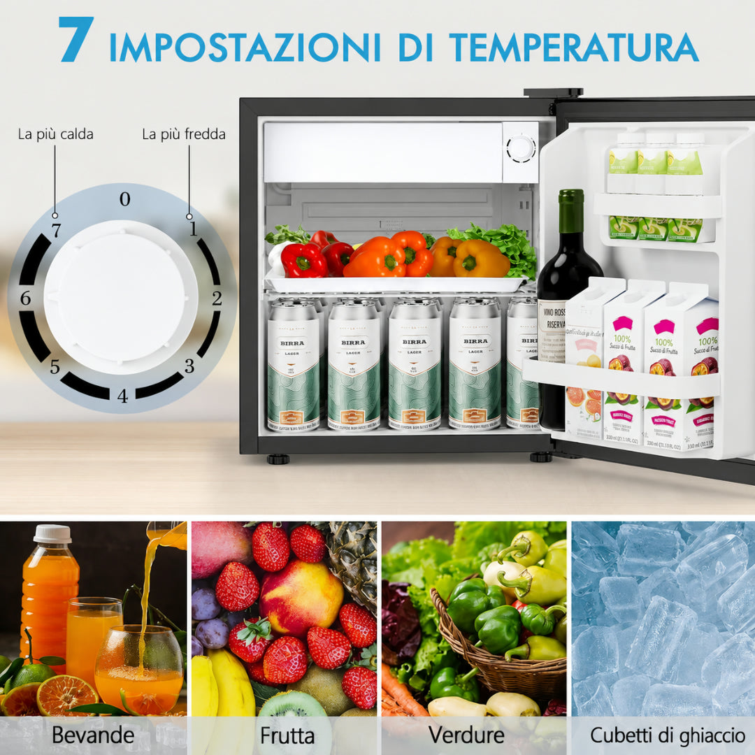 Mini frigorifero compatto per il raffreddamento delle bevande in camera