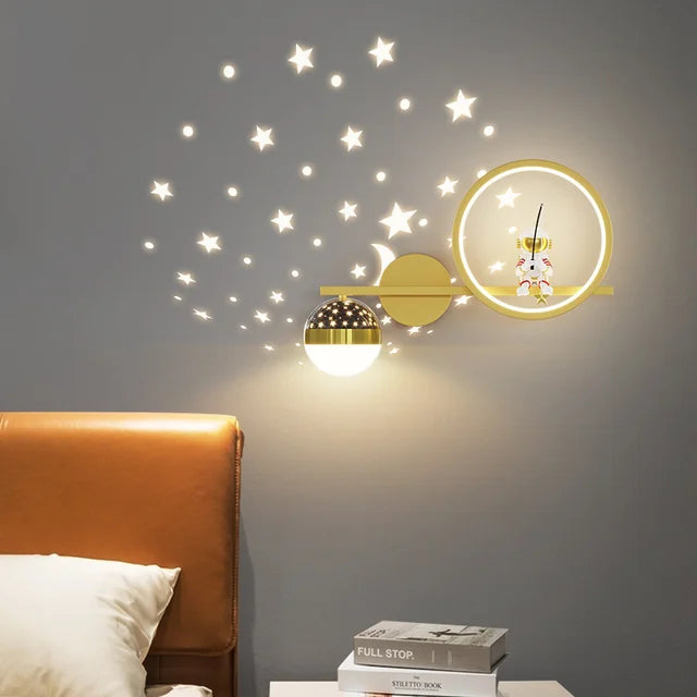 KleineSter | Lampada da parete elegante per bambini