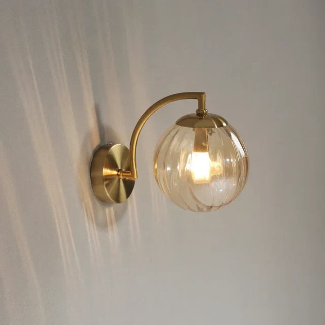 LumiCrystal - Lampada da parete in vetro moderna