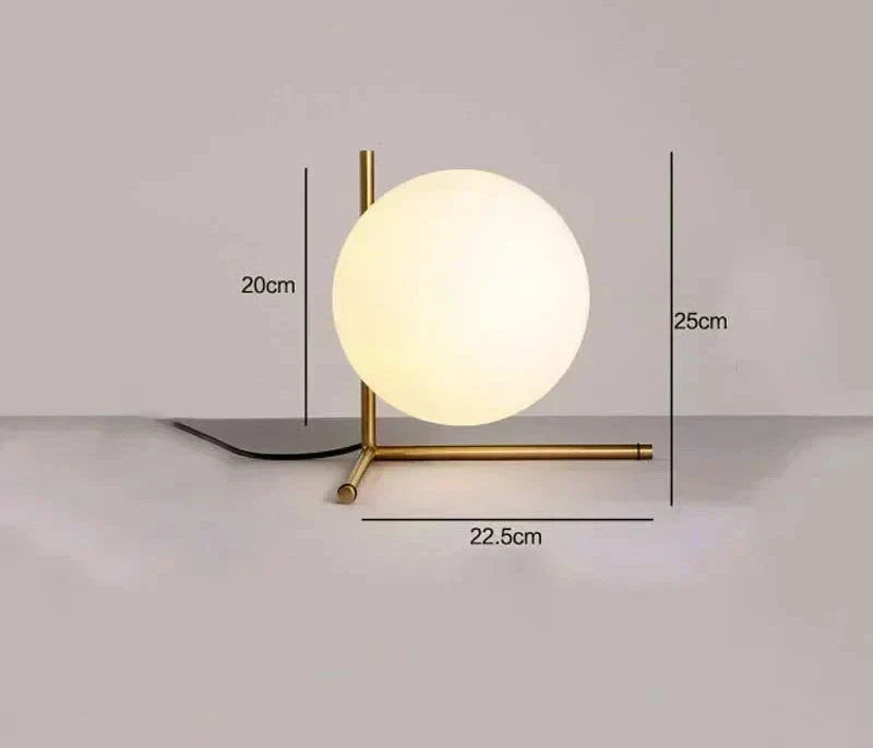 GlassLume - Modern Minimalist Glass Table Lamp | Stylish Lighting