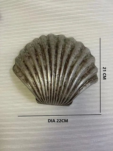 CoastalGlow - Shell Wall Lamp Maritime LED Lighting for Living Room & Hallway