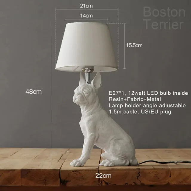 ArtPuppy - Lampada da Tavolo in Stile Deco
