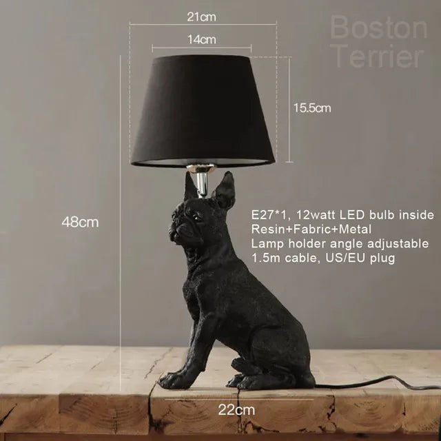ArtPuppy - Lampada da Tavolo in Stile Deco