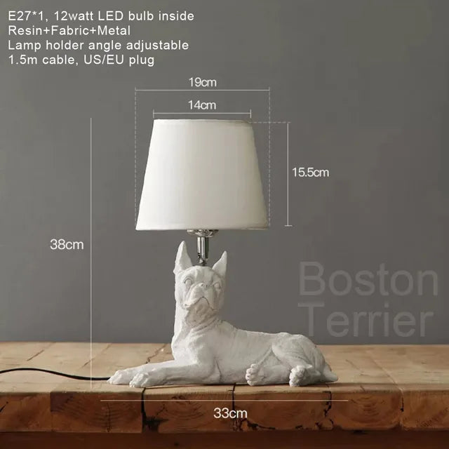 ArtPuppy - Lampada da Tavolo in Stile Deco