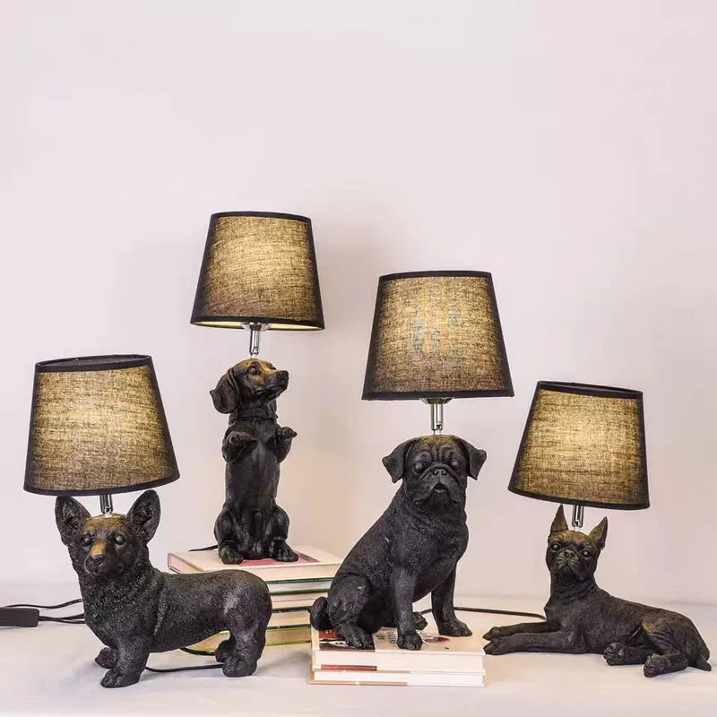 ArtPuppy - Lampada da Tavolo in Stile Deco