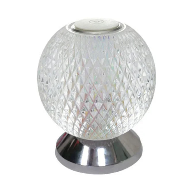 CrystalWave - Lámpara de cristal moderna inalámbrica