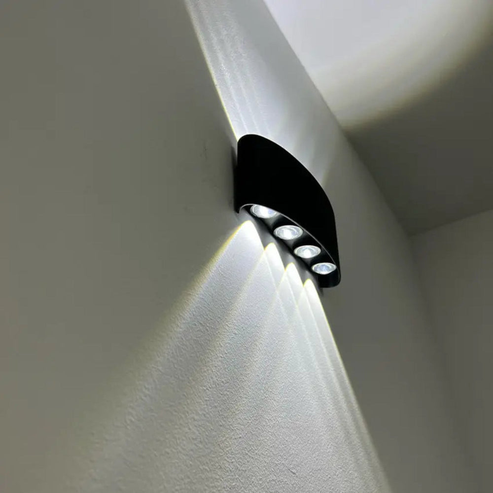 Lámpara de pared LED moderna para exterior, iluminación impermeable
