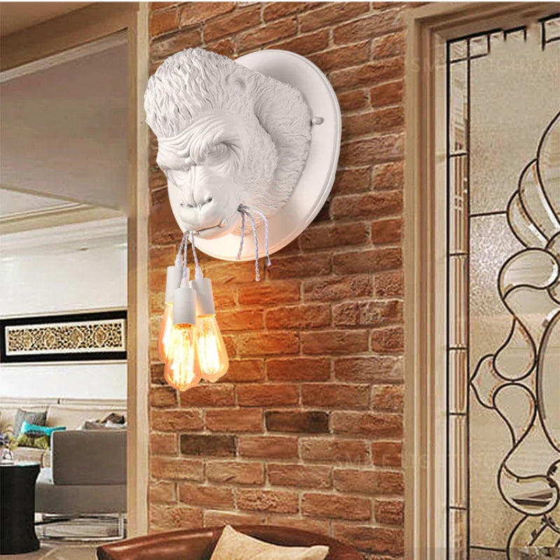 JungleCharm - Gorilla Wall Lamp | Tough & Unique Design
