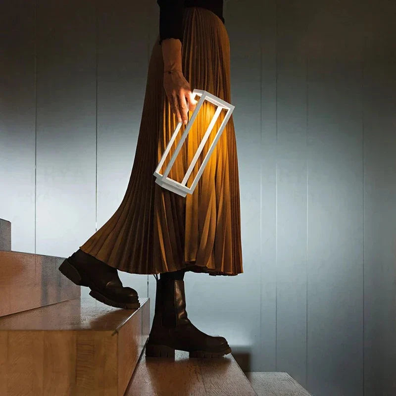 LumaGlow - Rechargeable LED Table Lamp, Dimmable and Energy-Efficient for Indoor & Outdoor Use