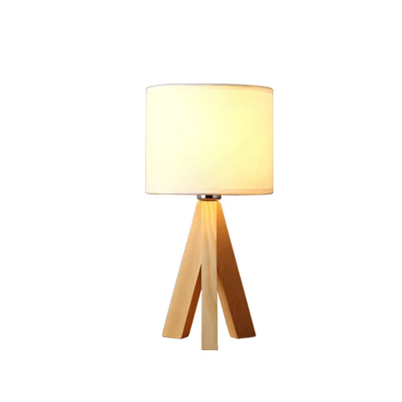 EcoLight - Lámpara de Mesa de Madera con Diseño Moderno
