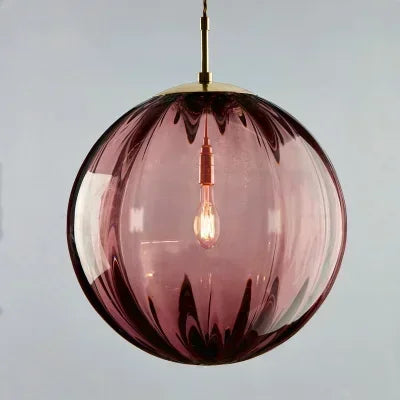 AuroraGlobe - Candeeiro de Teto Moderno com Lâmpada LED