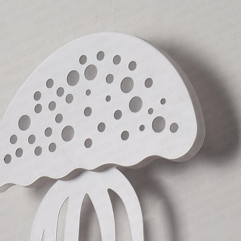 AquaGlow - Lampada da parete LED a forma di medusa