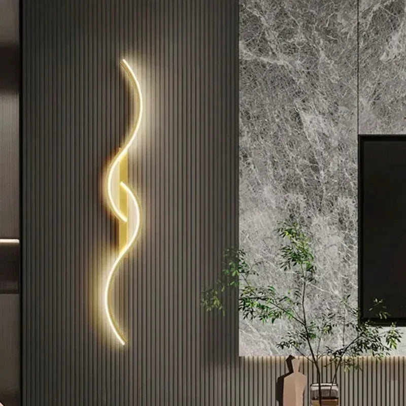 LumiEdge - Minimalistische LED-Wandlamp