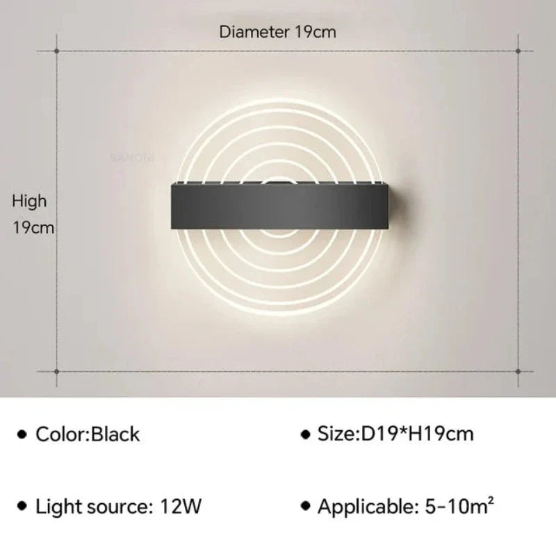 StylishLumina - Candeeiro de Parede LED Moderno | Iluminação Elegante para Qualquer Interior