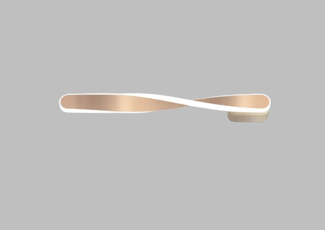 CurveLux - Modern LED Wall Lamp in Curved Design Dimmable Lighting