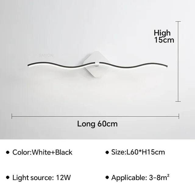 GlowLuxe - Moderne Binnenverlichting | Stijlvolle LED Wandlamp