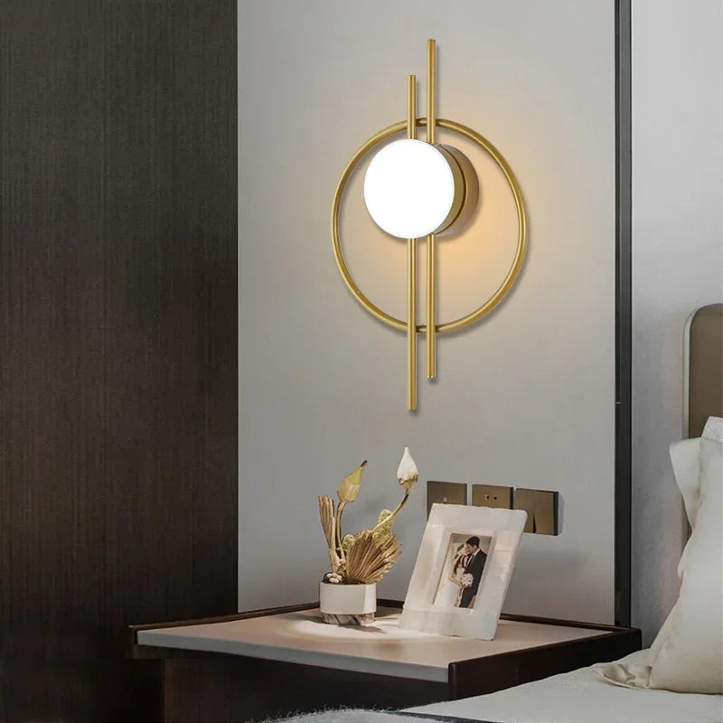 ModernLustre - LED Wall Lamp Glass Globe | Atmospheric Lighting for Every Room