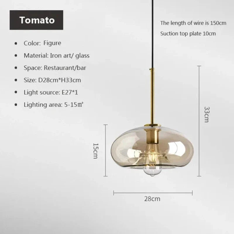 NordicGlas - Lampada a sospensione scandinava moderna