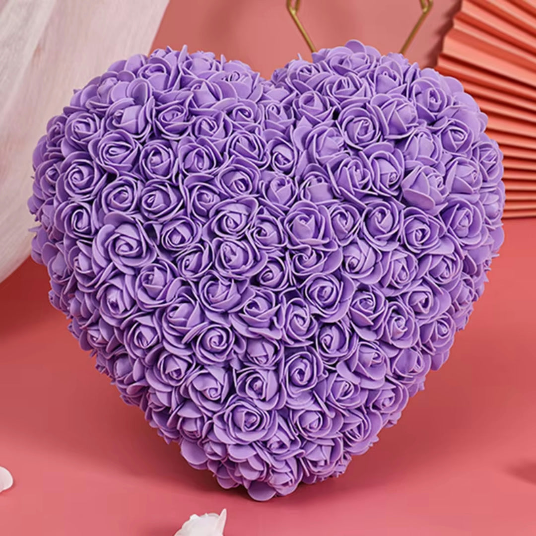 Moedeerdag Cadeau Kunstbloemen Rozen Boeket Hartvorm Decoratie - Image 3