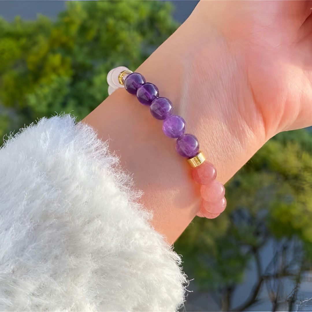 Moederdag Cadeau Armband Dames Kralen Verstelbaar Geluks Bedel - Image 3