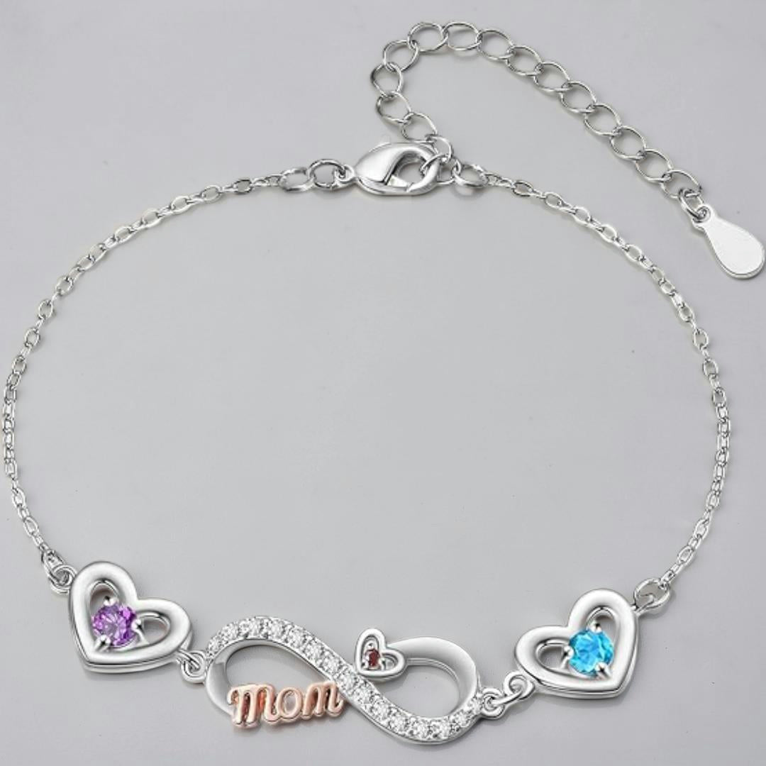 Moederdag Cadeau Armband Geboortesteen Sieraad Gepersonaliseerd - Image 12