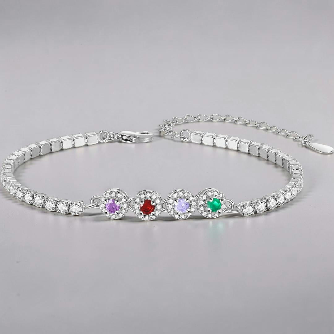 Moederdag Cadeau Armband Geboortesteen Sieraad Gepersonaliseerd - Image 14