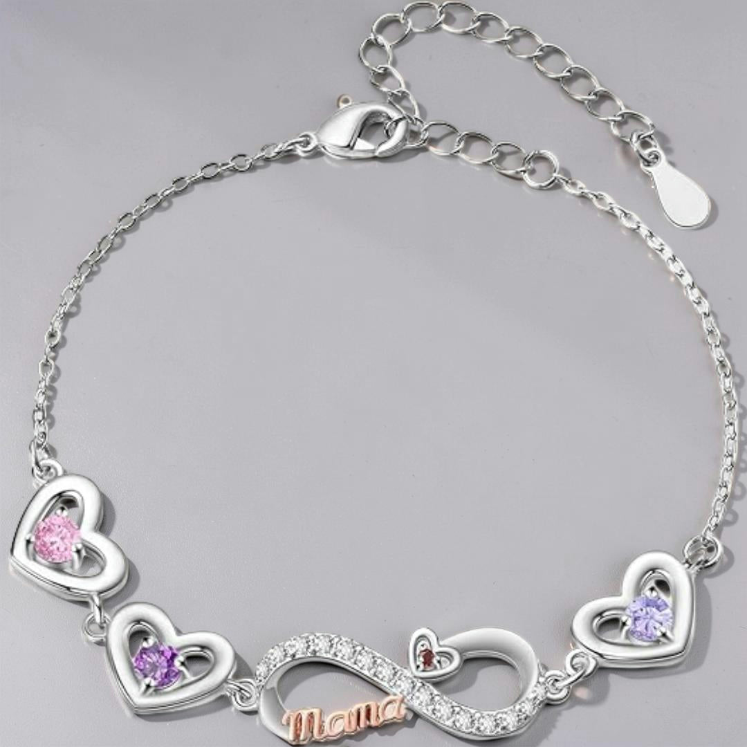 Moederdag Cadeau Armband Geboortesteen Sieraad Gepersonaliseerd - Image 15